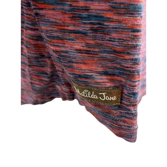 Matilda Moments With You Planetarium Tunic Top Size M Purple Pink Blue Space Dye - Picture 10 of 15